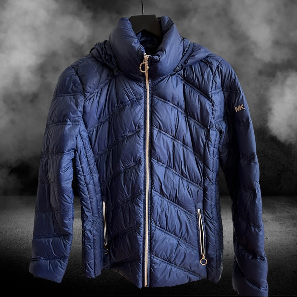 Michael Kors down filled hooded jacket